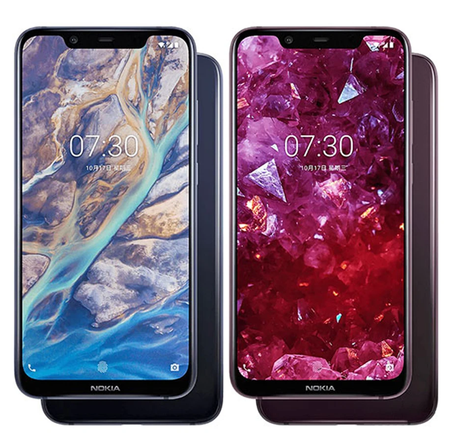 Nokia X7 TA 1131 6 ГБ и 128 разблокированный Android мобильного телефона Octa Core Dual Sim 18 'Ɖ