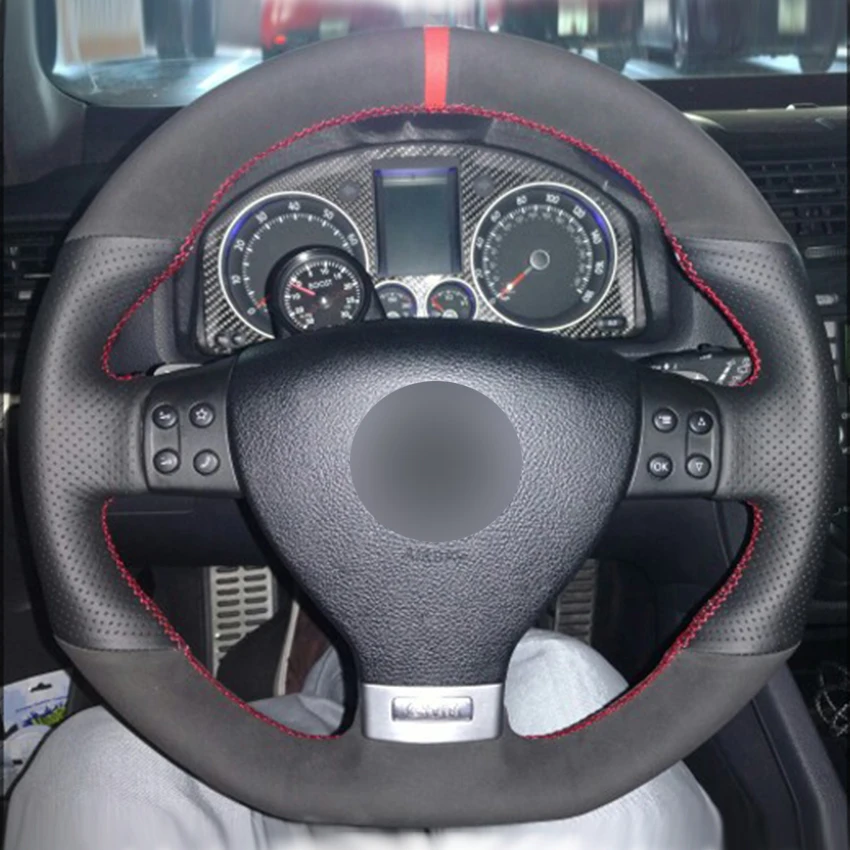 Чехол на руль для Volkswagen Golf 5 Mk5 GTI VW R32 Passat R GT 2005|Чехлы руль| |