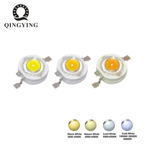 Чип для светодиодной лампы COB 1 Вт, 3 Вт, красный, зеленый, синий, белый, 10-100 шт.