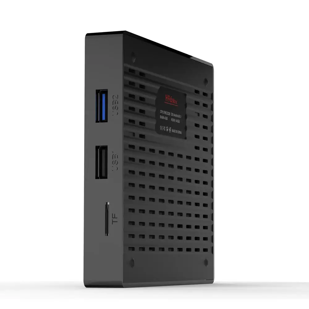 H96 Max Plus RK3328 4 Гб Оперативная память 64 Встроенная Android 8 1 K x 2 100 M LAN г 5 0 WI FI USB3.0 VP9 H.265