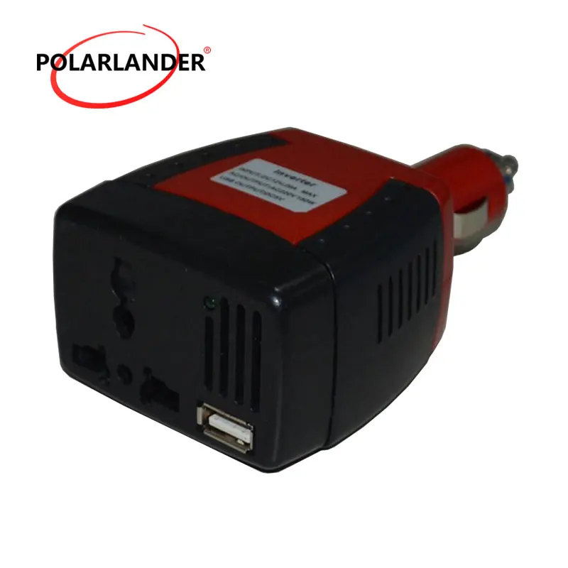 Автомобильный инвертор источник питания 150 Вт DC 12V к AC 110V 50Hz конвертер