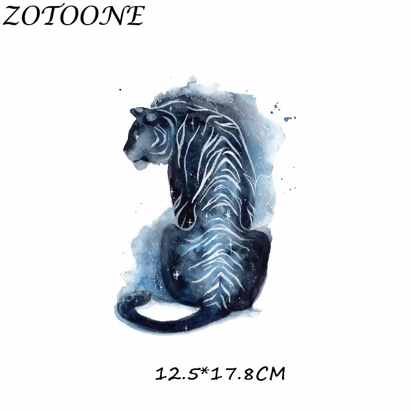 Термоклейкие нашивки ZOTOONE для одежды 1 шт. чернильный стиль переводная нашивка