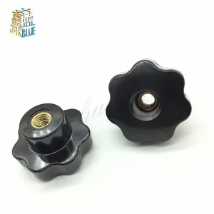 2 шт. M5M6M8M10M12 ручки со звездообразной внутренней резьбой 7 звездообразных зажимных гаек со сквозным отверстием