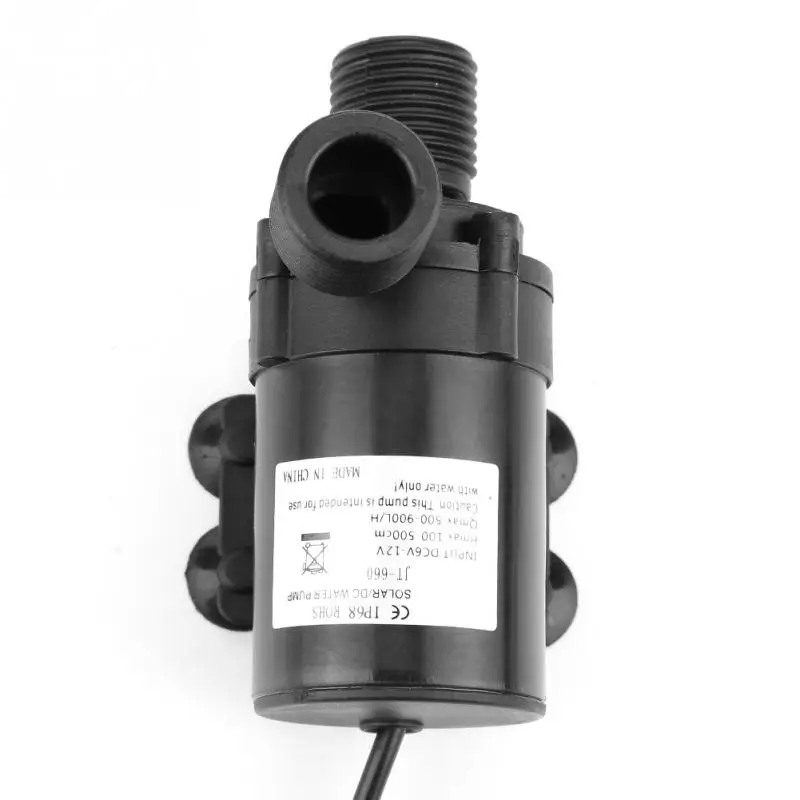 Мини DC12V водяной насос бытовой Бесщеточный Водяной для солнечного
