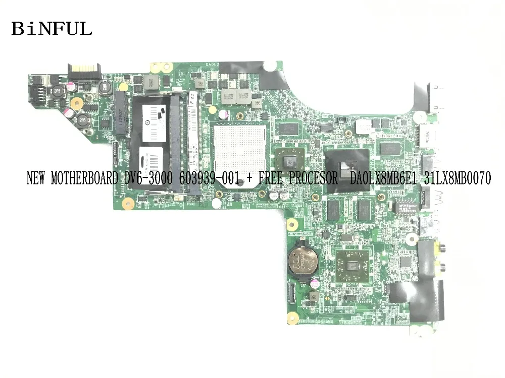 

FAST SHIPPING.BRAND NEW ,DA0LX8MB6D1 / DA0LX8MB6E1 595133-001 DV6 MOTHERBOARD FOR HP PAVILION DV6 MAINBOARD. GPU HD5650 1gb