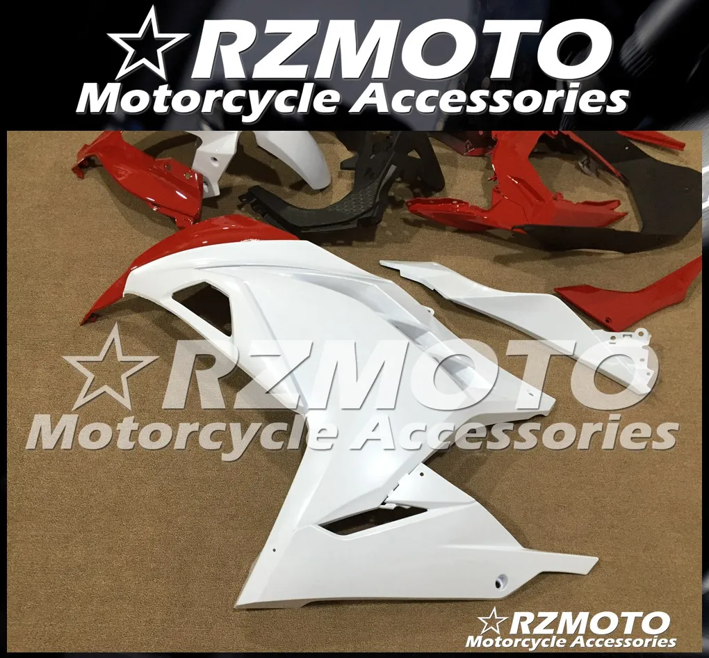 ABS обтекатель кузова комплект пригодный для Kawasaki Ninja300R 13 14 15 16 17 Ninja250R EX250 EX300 2013 2014