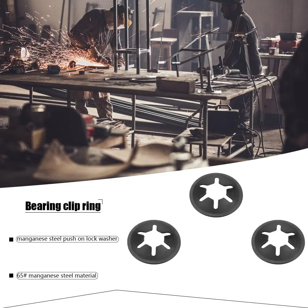 100 шт. марганцевая сталь нажимная шайба удерживающий замок комплект шайб оптовая