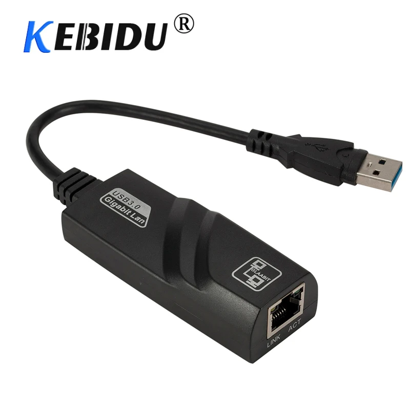 Новый сетевой адаптер USB 3 0 к RJ45 Gigabit Ethernet LAN (10/100/1000) Мбит/с сетевая карта для ПК
