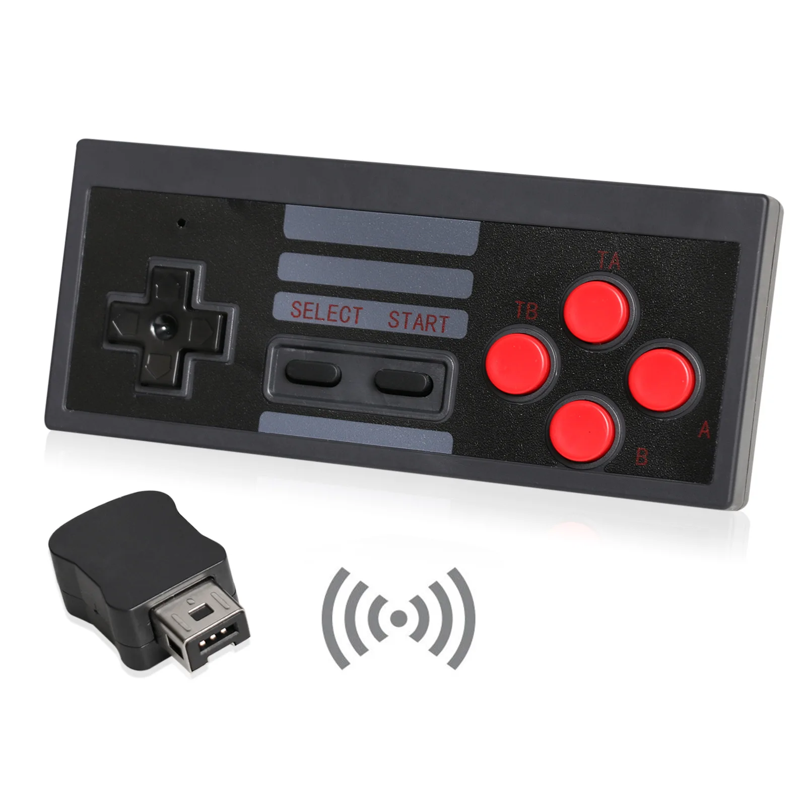 OSTENT беспроводной контроллер + приемник геймпад для Nintendo NES Mini Classic Edition Famicom