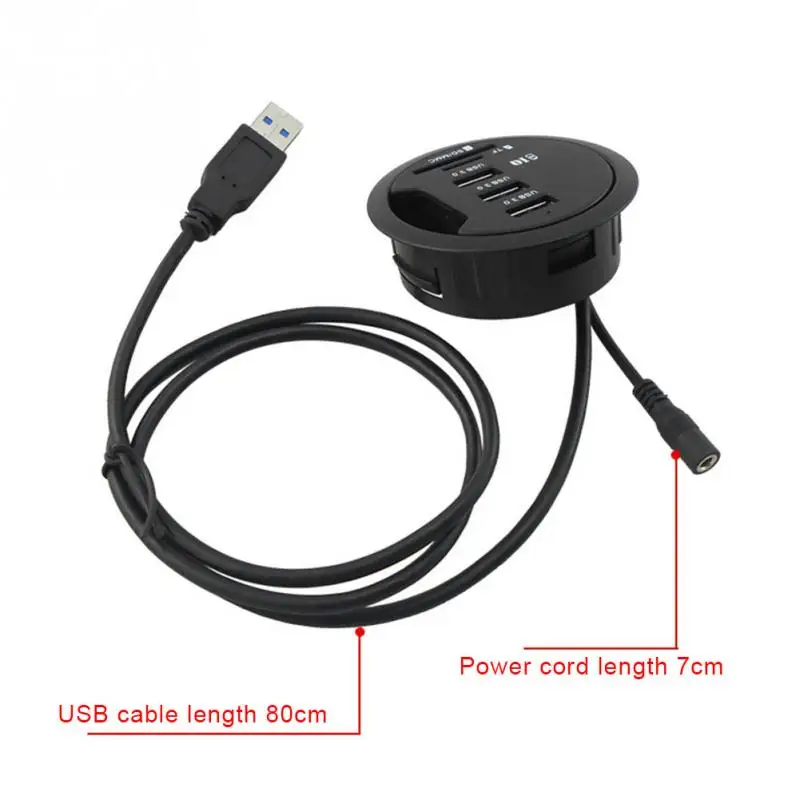 Настольный концентратор USB3.0 с тремя портами высокоскоростной разветвитель