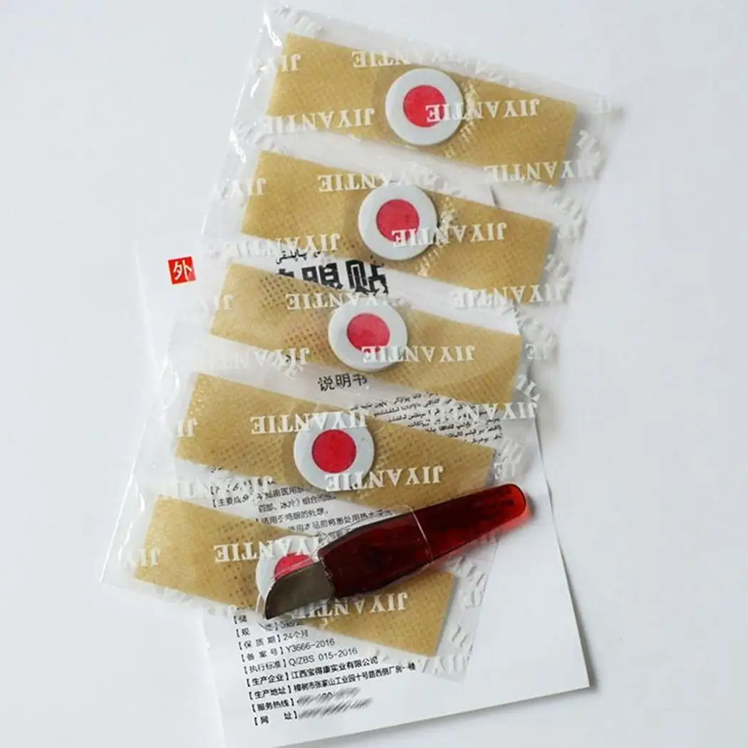 5 шт. куриный глаз патч средство для удаления мозолей штукатурки 1 нож педикюра