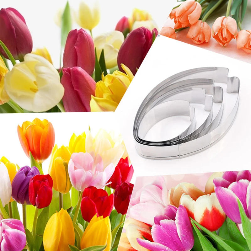 Нержавеющая сталь печенья Форма для выпечки цветок лепестковая форма резак DIY