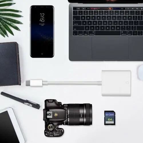 USB 3 1 Type C USB-C для SD SDXC кардридер адаптер MacBook и сотового телефона | Мобильные