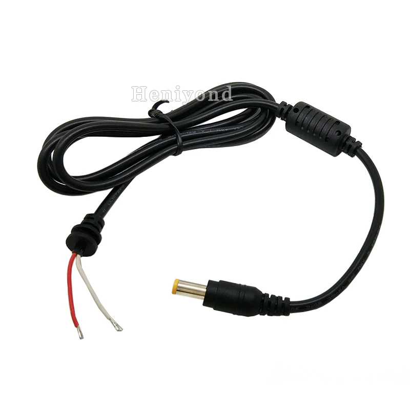2pcs DC Plug 5.5*3.0 mm Power Cord Cable for Samsung Laptop Charger Black Connector with Magnetic Ring 3.6ft | Безопасность и