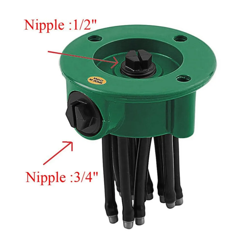 Садовый гибкий водяной Разбрызгиватель 360 Регулируемый садовый разбрызгиватель