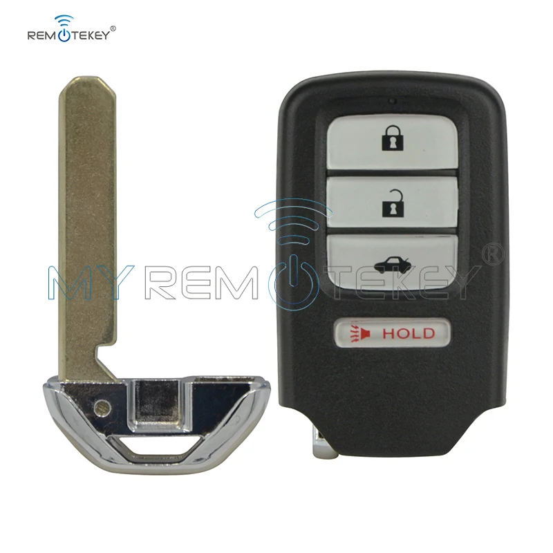 Чехол для смарт ключа Remtekey чехол с 3 кнопками и паникой ACJ932HK1210A Honda Accord Civic 2013 2014