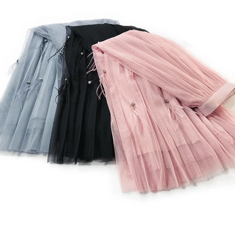 Страусиный шарик для волос юбка женская мода маленькая фея Jacobs Baizhe Леди качества