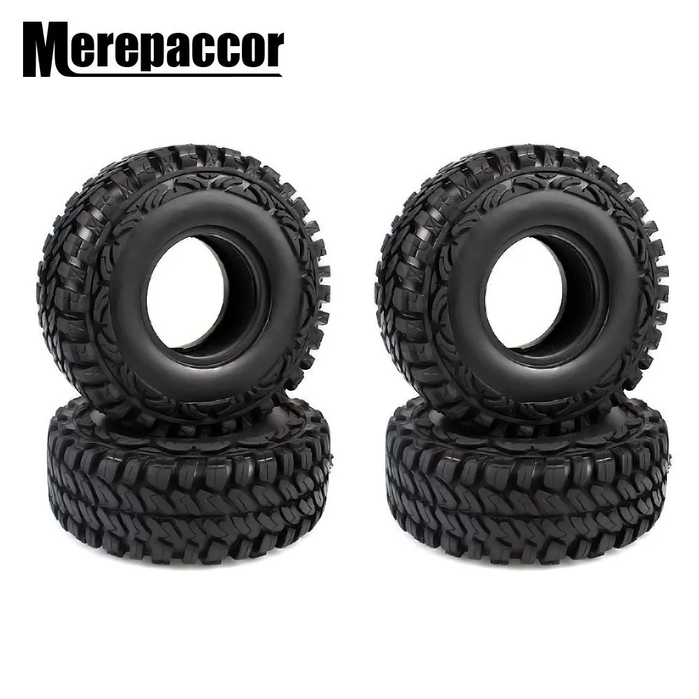 4 шт. 114 мм 1 9 дюйма резиновые шины/колесные шины для 1:10 RC Rock Crawler Axial SCX10 90046 Traxxas TRX