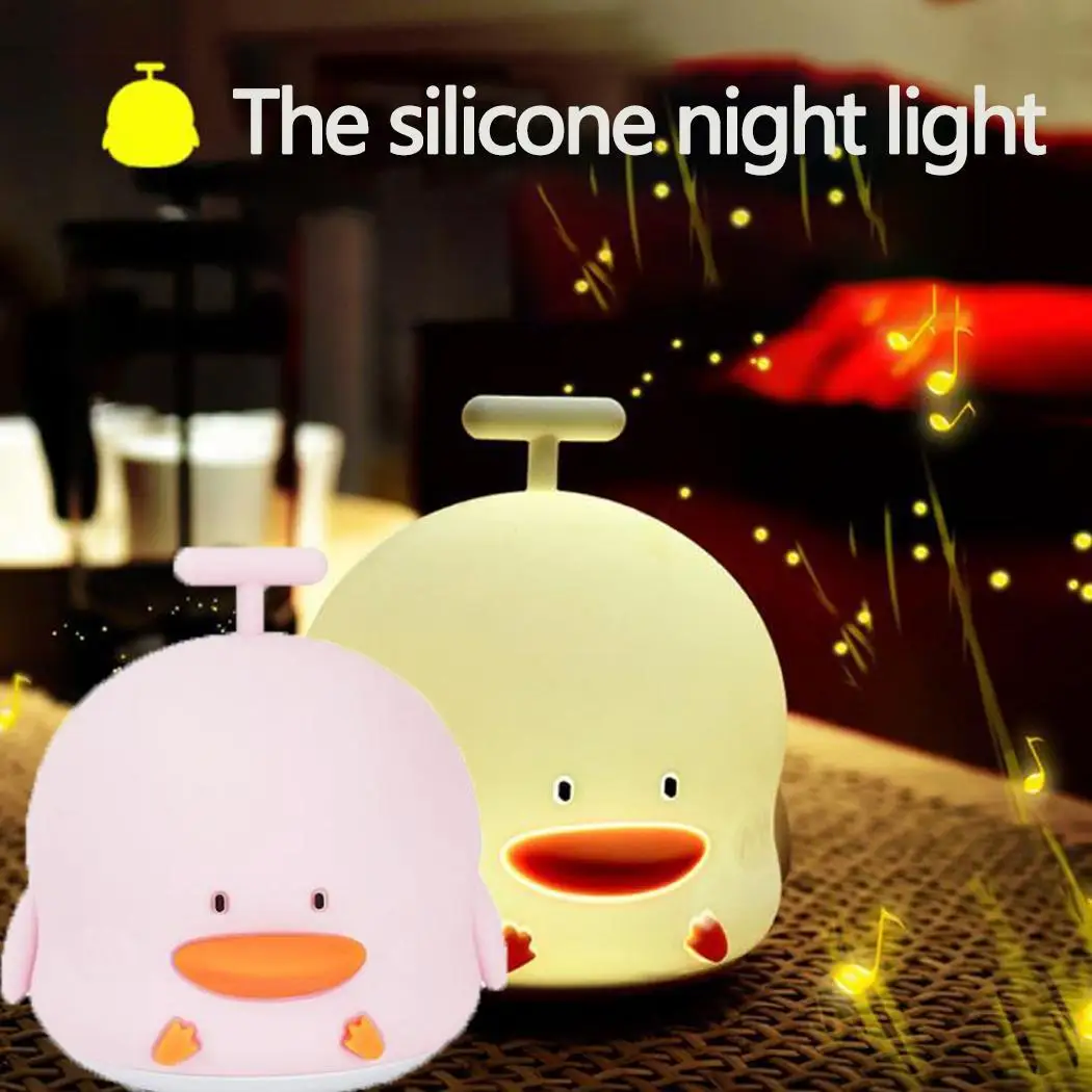 Творческий Силиконовые запись лампа мультфильм милый 3 часа 1 светодиодный LED