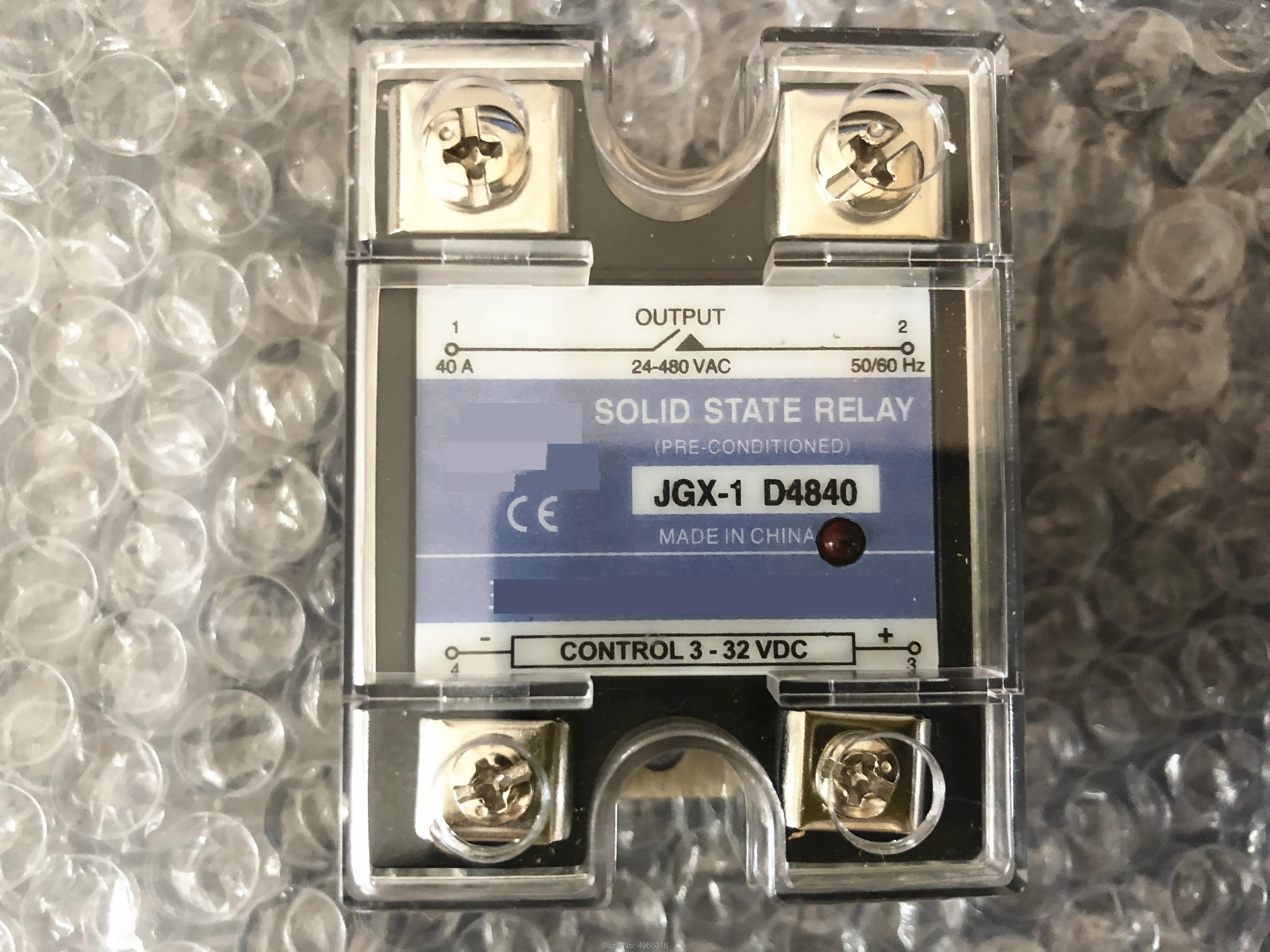 Оригинальный JGX 1 D4840 Однофазное твердотельное реле 40A SSR 40DA MGR DJ оборудование
