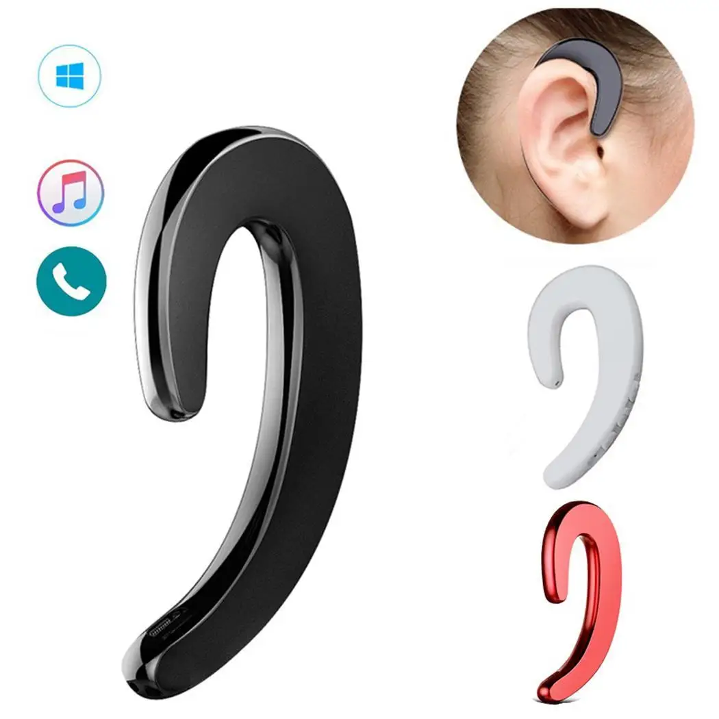 Гарнитура с костной проводимостью ушной крючок беспроводной Bluetooth Повседневный