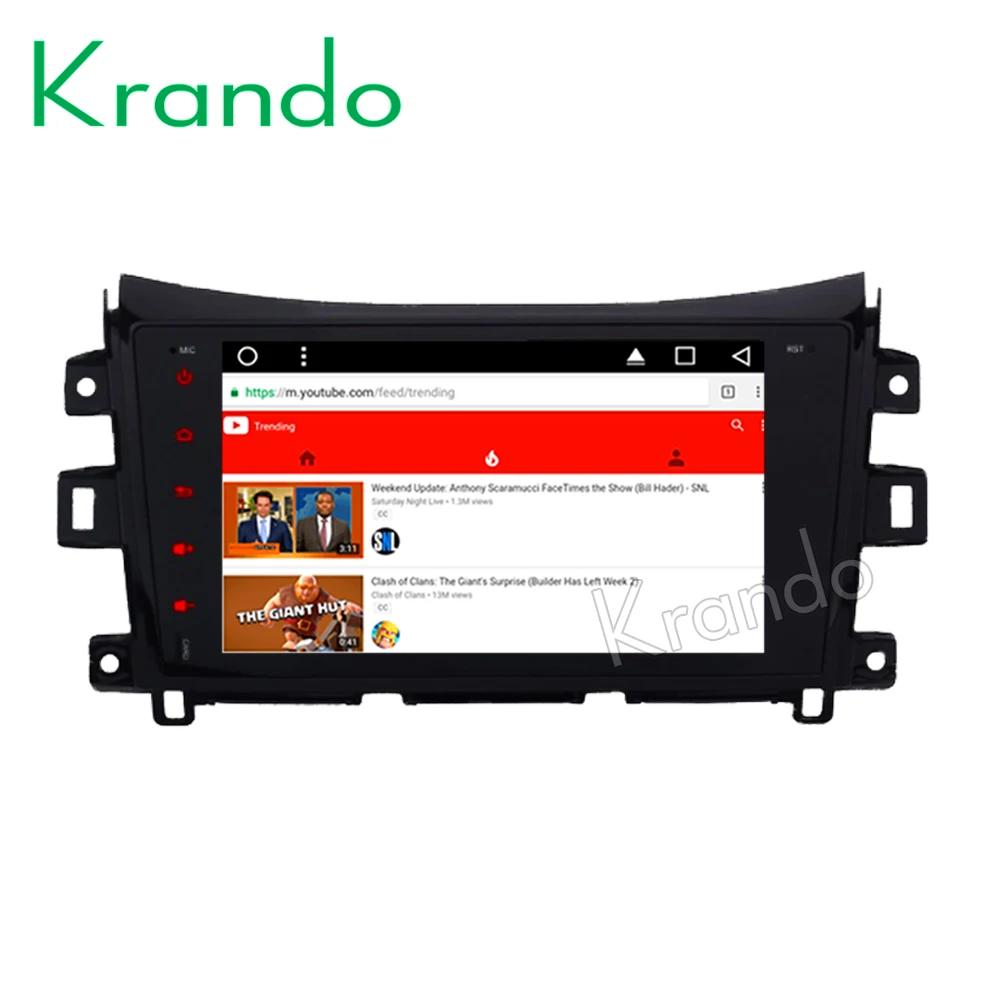 Krando Android 8 1 9 &quotIPS сенсорный экран Автомобильная навигационная система для Nissan