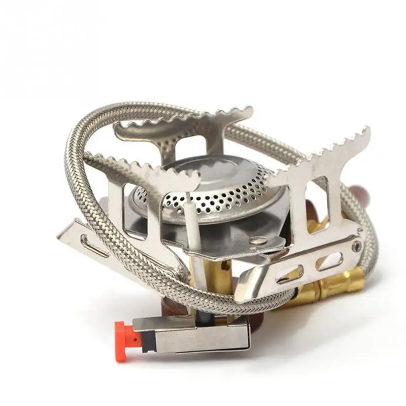 Outdoor Folding Gas Stove Cooker Hiking Picnic Stainless Steel Split Equipment Applicable 1-2 people | Спорт и развлечения