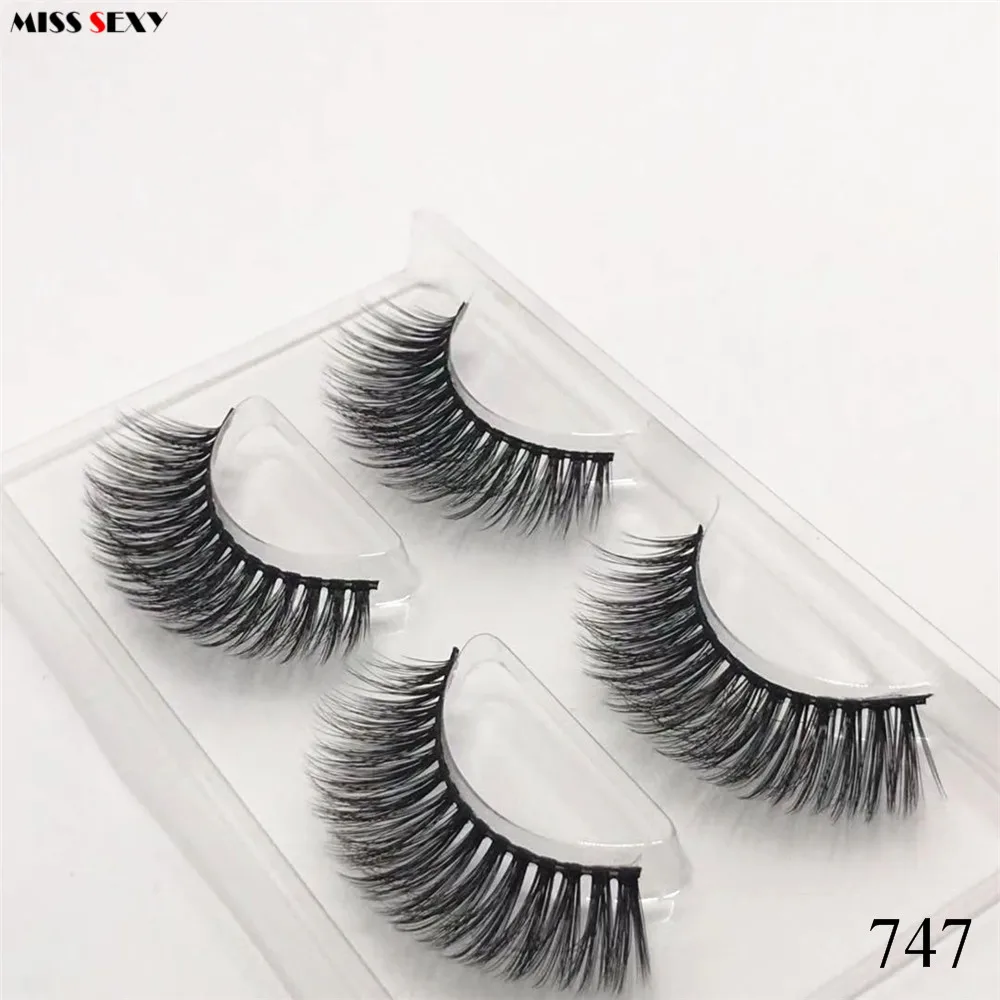 10 пар Misssexy lash 3d норковые ресницы натуральные накладные длинные для макияжа
