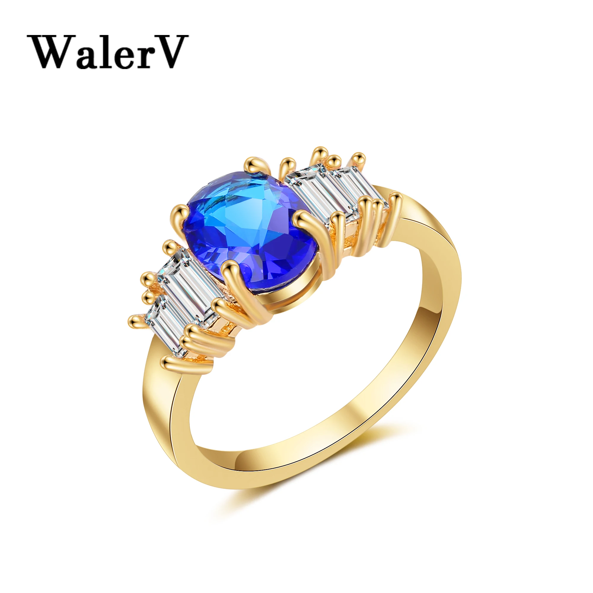WalerV новые модные ювелирные изделия Популярные овальные для женщин