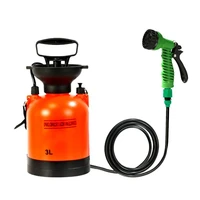 3l outdoor camping shower sprinklers portable multifunction sprayer car wash small sprinkler travel watering sprinkler
