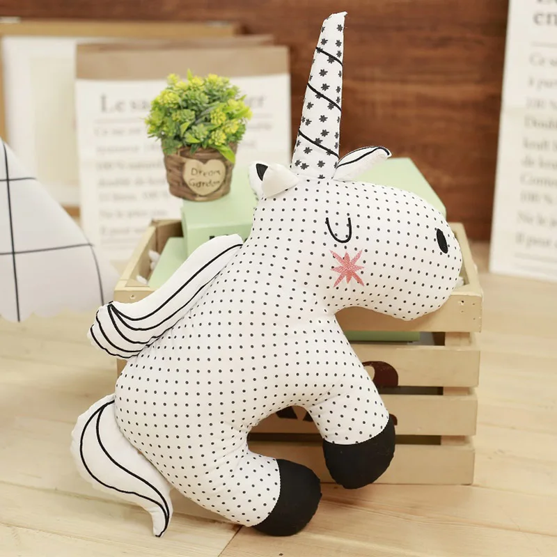 3 вышивка крестом картины Nordic стиль плюшевые подушки детские мультфильм Unicornio