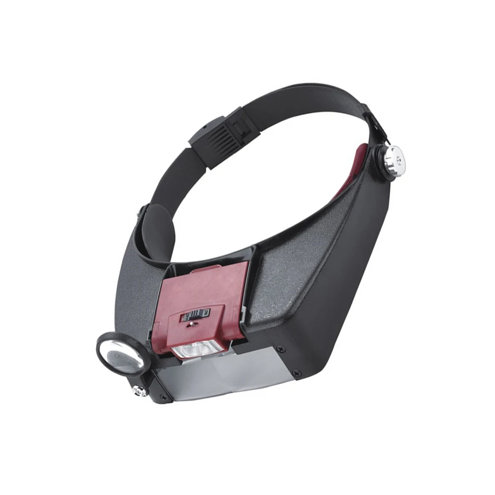 

ABEDOE Head Lamp Magnifying Glass Headband Magnifier Led Light Jeweler Loupe With Led Lights 1.5X 3X 6.5X 8X