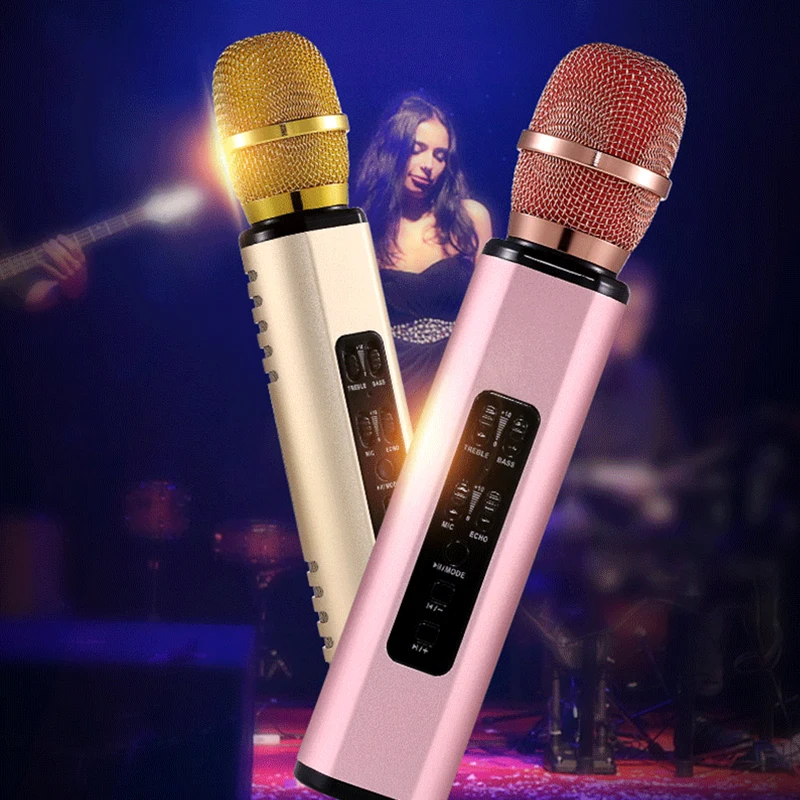 Профессиональный bluetooth беспроводной микрофон для телефона караоке конференции