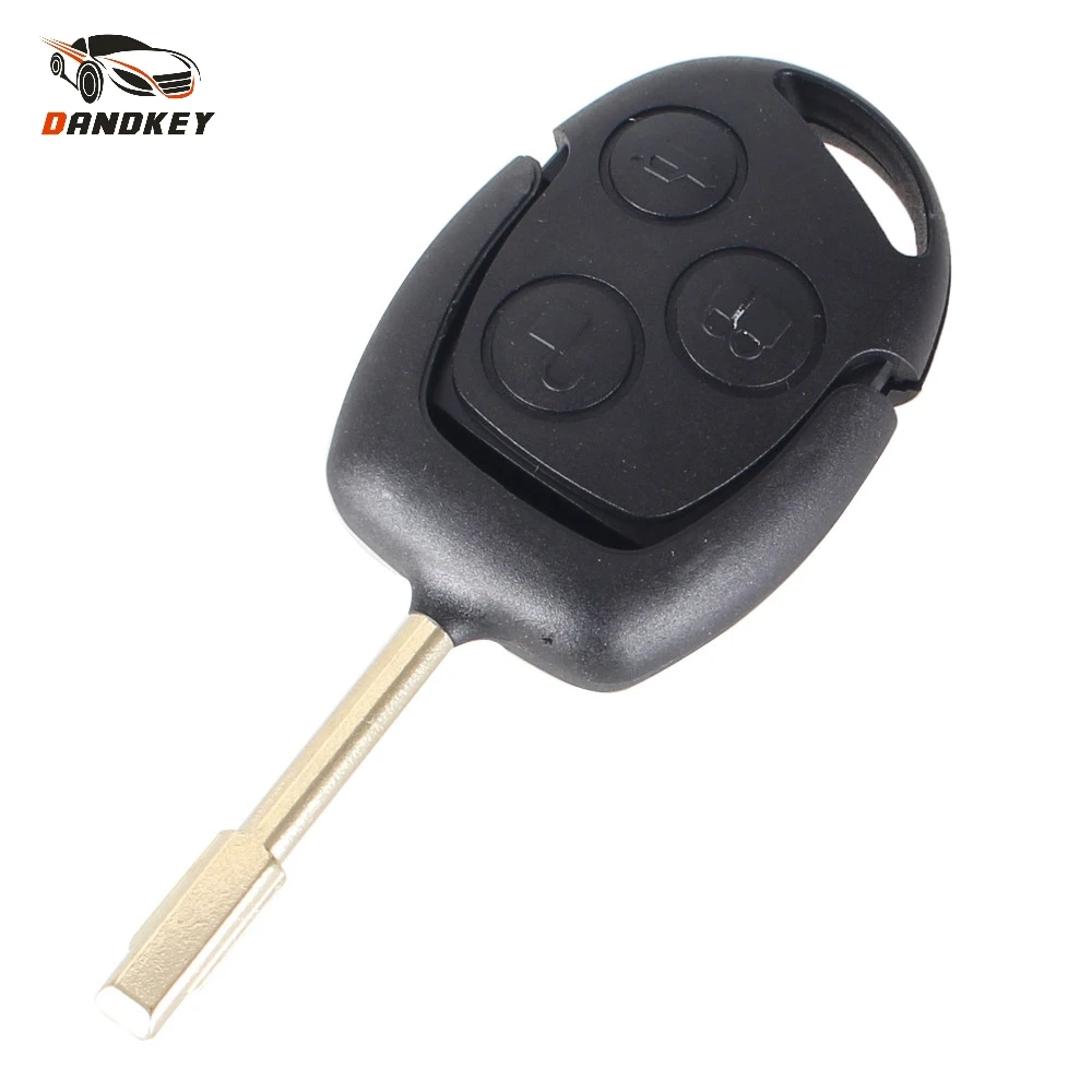 

Dandkey New Replacement Remote Car Key 433Mhz For Ford Fiesta Focus Mondeo Puma Ka Complete Key Auto 3 Button Fob Key Shell