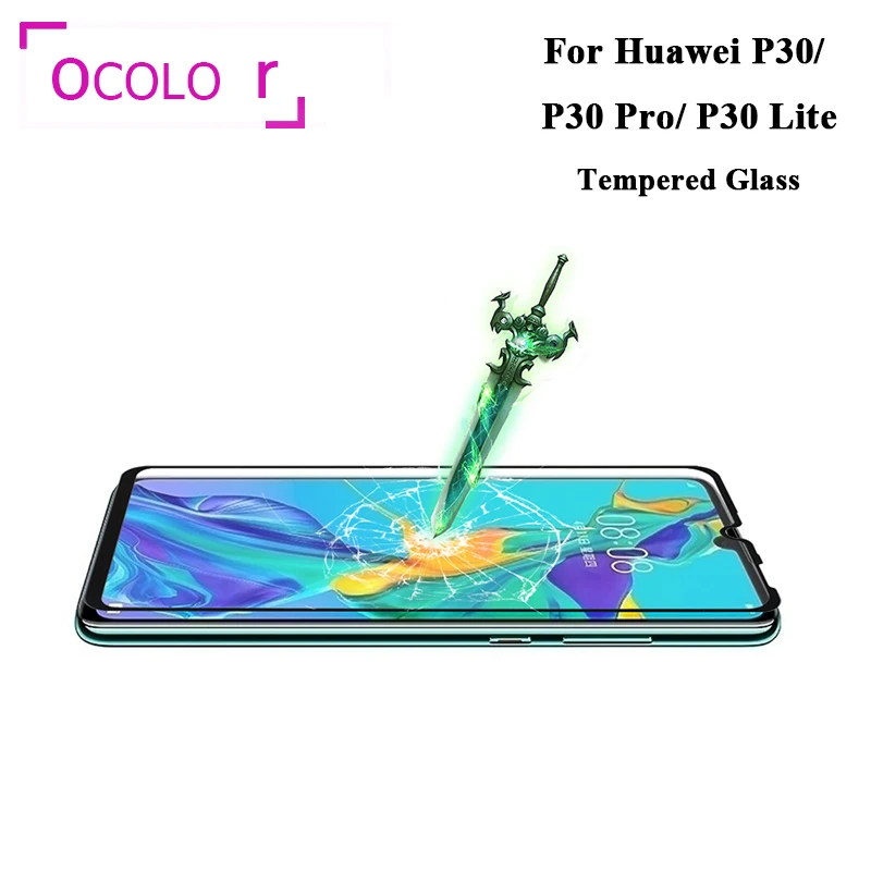 Ocolor для Huawei P30 Pro стальная закаленная стеклянная пленка защитная сменная экрана