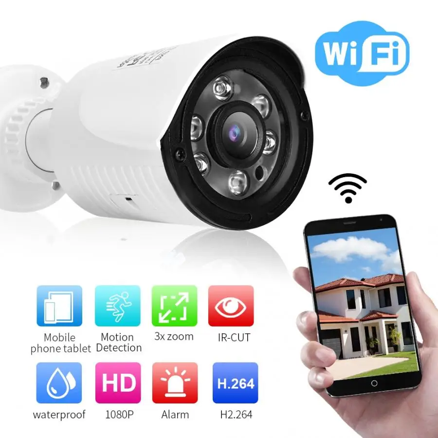 ГОРЯЧАЯ камера безопасности 2MP 1080 P HD беспроводная wifi умная 3X цифровая зум Камера