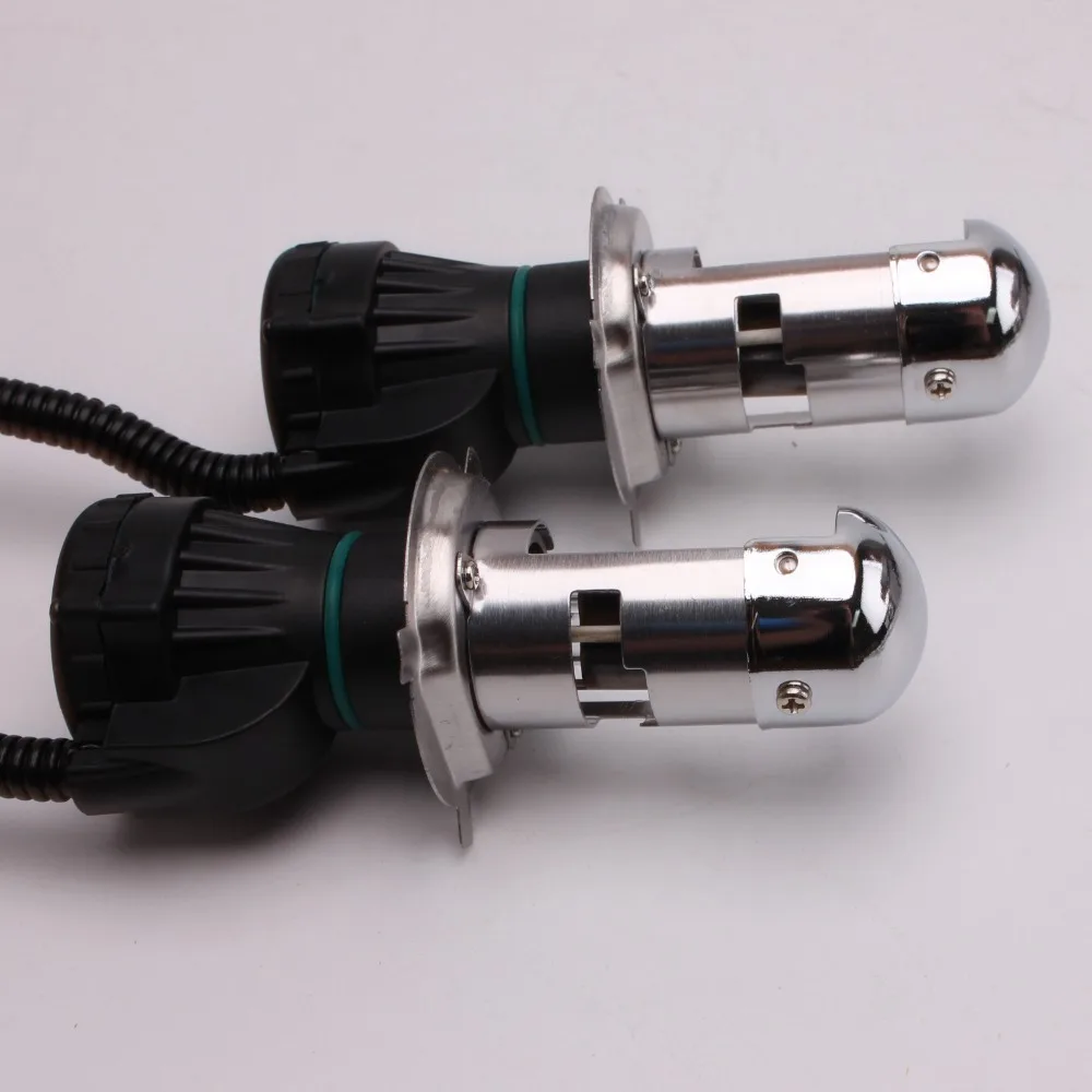 2 шт. H4 Hi/Lo HID ксеноновая лампа 35 Вт 55 проводное реле Bi Xenon супер яркая 12 В