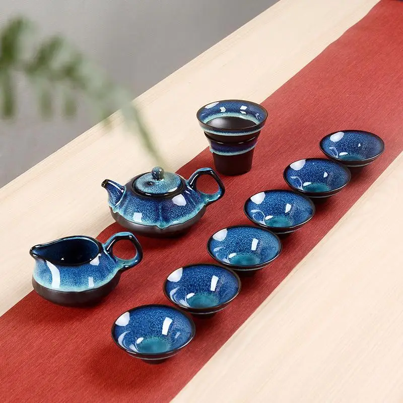 

Chinese Kung Fu Tea Set Portable Teaware Set Ceramic Teapot Teaset Gaiwan Tea Cups Of Tea Ceremony Tea Pot Master Teapot Gift
