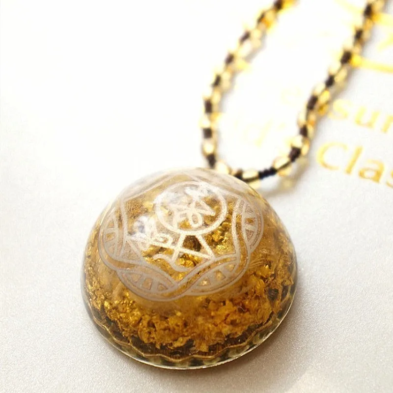 AURAREIKI 2019 Горячая Orgonite кулон ожерелье улучшает душевное здоровье Aura для женщин