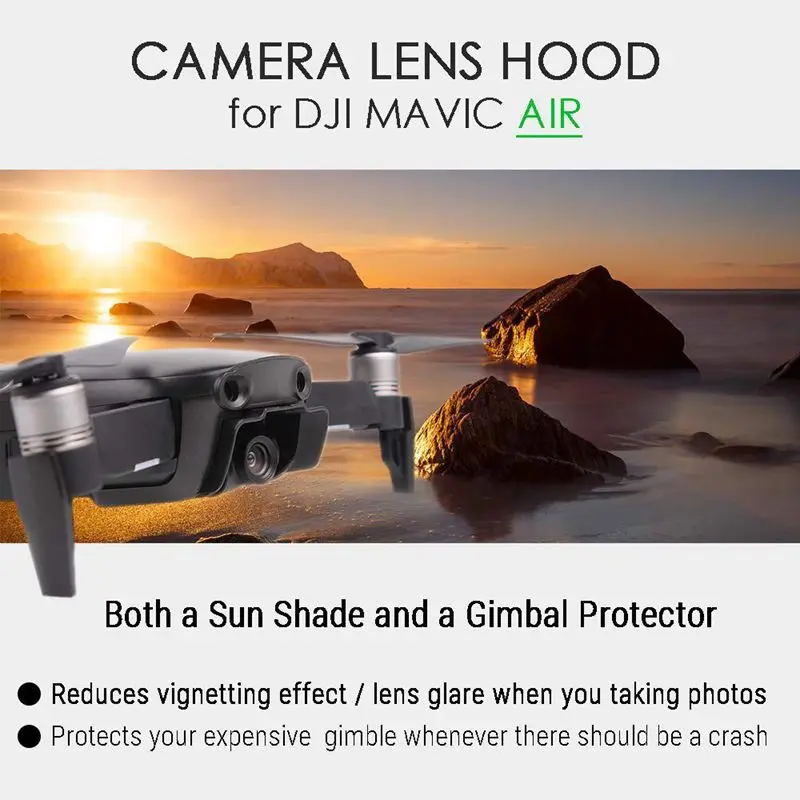 Солнцезащитный капюшон козырек для объектива аксессуары камеры карданный чехол