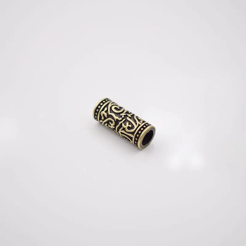 Металлическая бусина норвежский викинг Rune винтажное ожерелье ручной работы с
