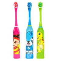 children electric toothbrush oral care kids waterproof cute cartoon electronic brush stages battery power tooth brush electric