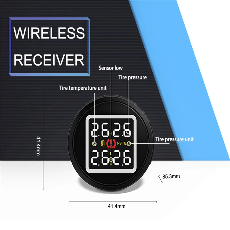 CARCHET 12VCar TPMS система мониторинга давления в шинах с usb-портом для зарядки и 4