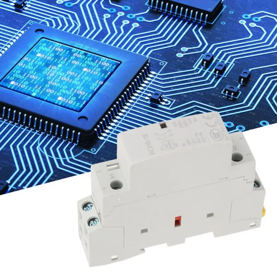 

2P 16A 24V 2NO 50/60HZ Din Rail Household AC Contactor High Quality