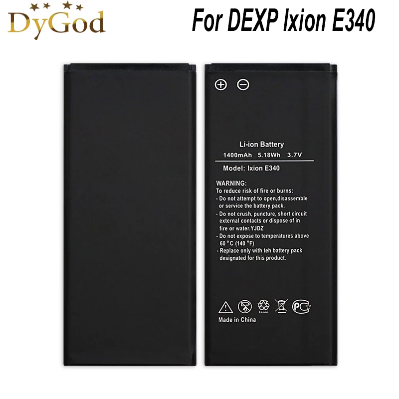 Сменный аккумулятор DyGod 1400 мА · ч для DEXP Ixion E340 высокое качество Мобильный Телефон