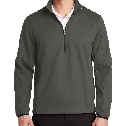 Port Authority J716 Mens Active 1 by 2-Zip Soft Shell Jacket Grey Steel - Extra Small | Мужская одежда