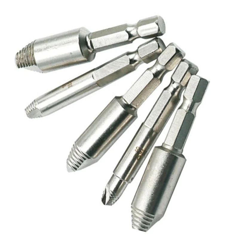 5 шт./компл. HSS Сталь шестигранным хвостовиком левая резьба премиум Устройство для
