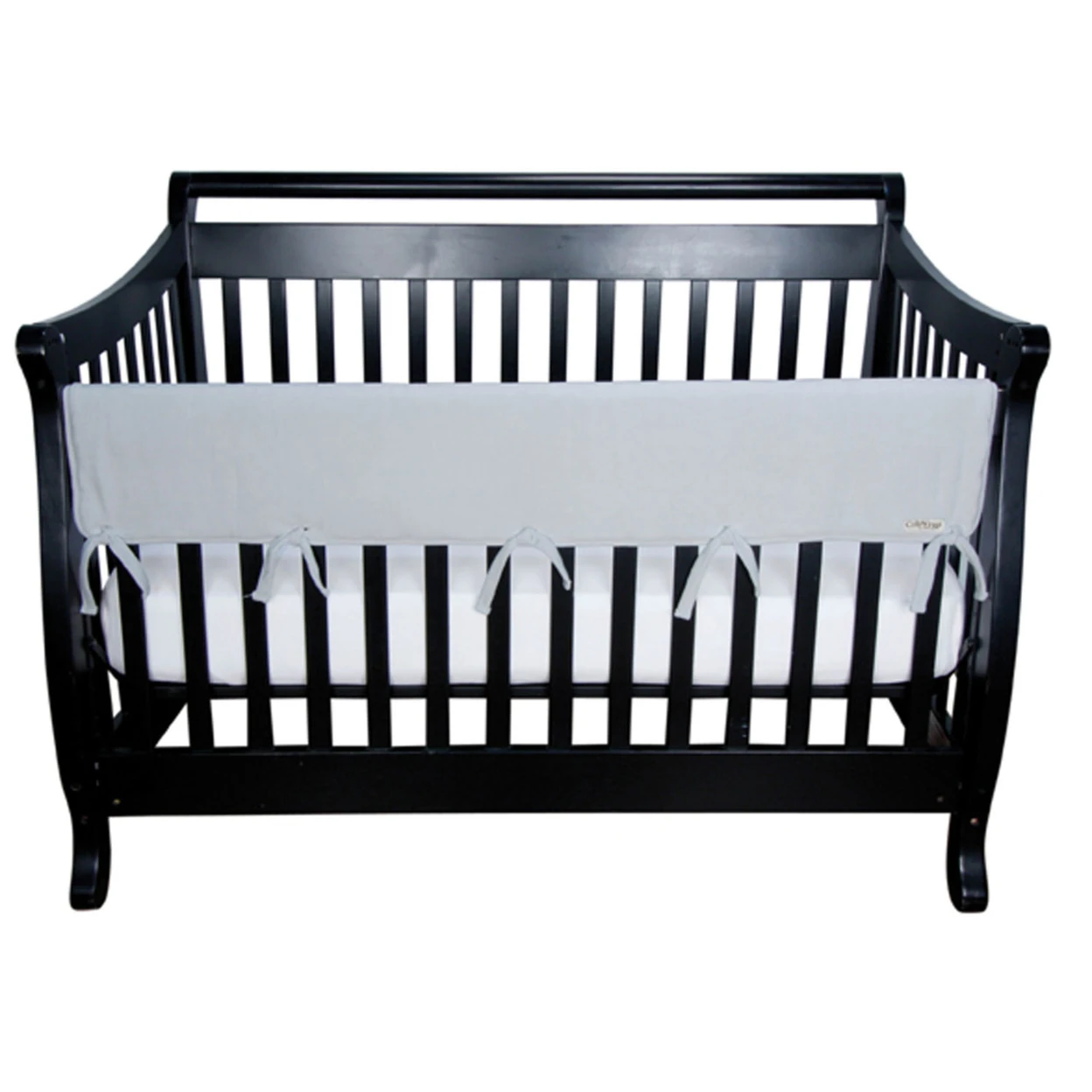 Тренд лаборатория Серый Флис Cribwrap широкий рельсовый чехол для кроватки