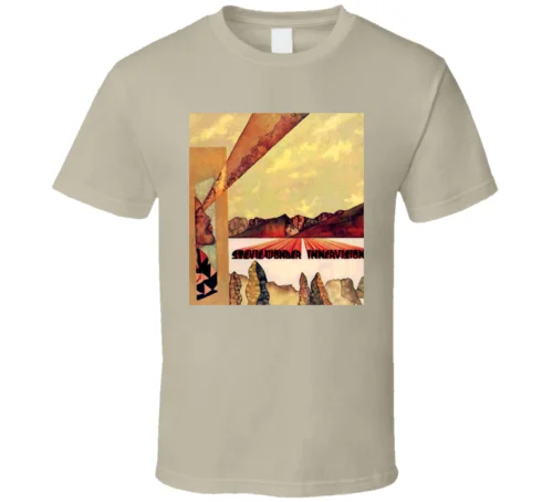 Innervisions Стиви чудо альбом 1973 музыка Прохладный Ретро футболка | Мужская одежда