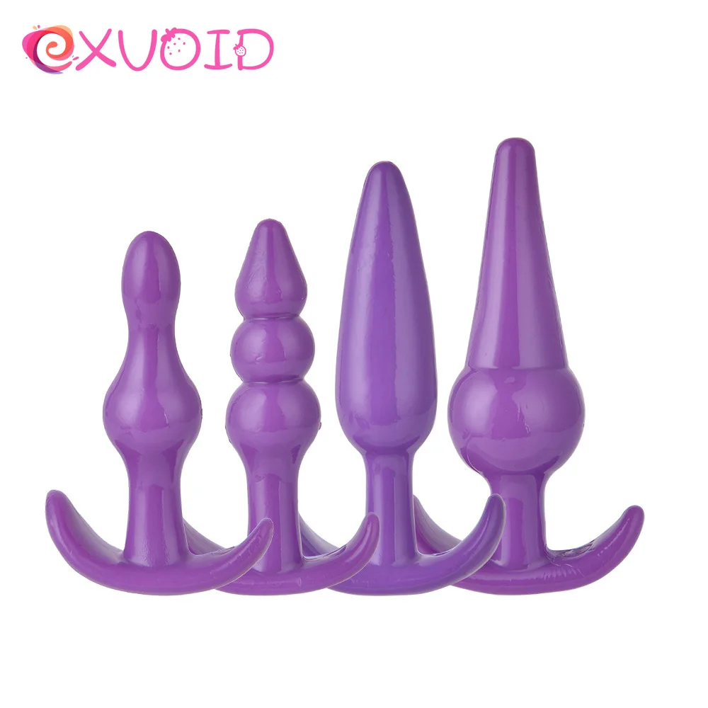 Анальная пробка EXVOID 4 шт./компл. массажер простаты эротические игрушки анальные